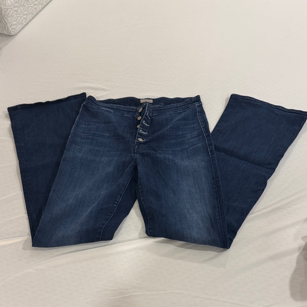MOTHER Dark Blue Flare Leg Women's Jeans